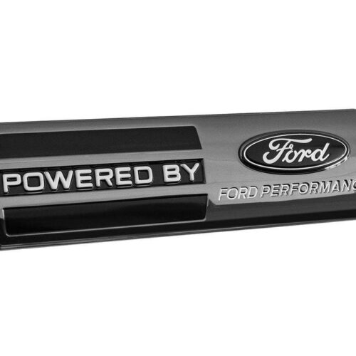 OEM Powered By Ford Performance 5.5″ Fender Emblem Badge Two Tone Black