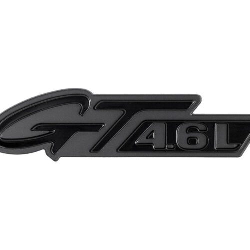 1996-1998 Mustang GT 4.6L Two Tone Gloss & Matte Black Fender Side Emblem Badge